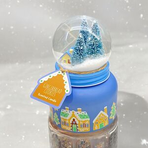 Huntington Home Snow Globe Candle Gingerbread Cookies Scented TikTok Viral